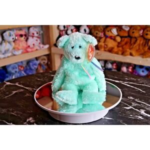 TY Beanie‎ Baby - Sherbet the Bear (Aqua Version) | MWMT | Vintage | Rare